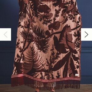 Anthropologie House of Hackney Jacquard Throw Blanket tapestry